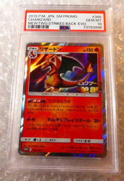 Pokemon Japanese Card PSA 10 Carte Holo Promo SM 366/SM-P Charizard Japan 2019 - Image 1