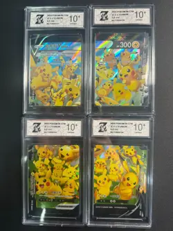 Pikachu V-union Promo 109/S-P - 112/S-P Combination Pokemon Card Chinese Z10+ - Image 1