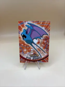 #41 Zubat Topps Bue Logo TV Animation Edition Pokemon Card 1999 Nintendo - Image 2