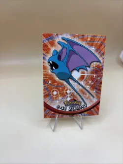 #41 Zubat Topps Bue Logo TV Animation Edition Pokemon Card 1999 Nintendo - Image 3