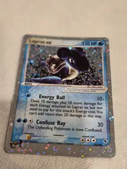 Pokemon TCG Lapras EX Holo Ultra Rare Card Ruby and Sapphire 99/109 NM - Image 1