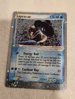 Pokemon TCG Lapras EX Holo Ultra Rare Card Ruby and Sapphire 99/109 NM - Image 2
