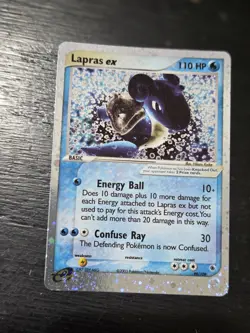 Pokemon TCG Lapras EX Holo Ultra Rare Card Ruby and Sapphire 99/109 NM - Image 5