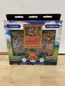 Pokemon Go Pin Collection New Sealed Charmander Promo Card + 3 Booster Packs - Image 2