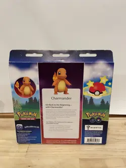 Pokemon Go Pin Collection New Sealed Charmander Promo Card + 3 Booster Packs - Image 3