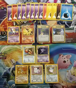 Vintage Pokemon Card Lot WOTC Holo Etc Fire Eevee Haunter Ninetales - Image 1