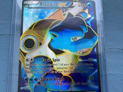 2014 Pokemon Blastoise EX ultra rare XY Holofoil card 142/146 - Image 4