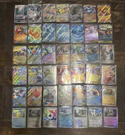 Lot of (42) Assorted Modern English Pokemon cards IR SR SAR AR Ex FA Pokeballs - Image 1
