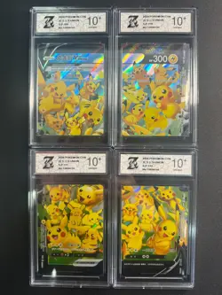 Pikachu V-union Promo 109/S-P - 112/S-P Combination Pokemon Card Chinese Z10+ - Image 1