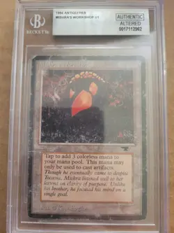 Mishra's Workshop Antiquities MTG Magic 1994 English Reserved List Land HP Card - Image 1