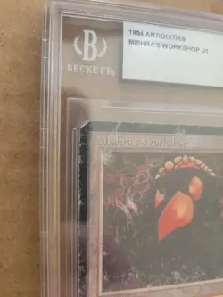 Mishra's Workshop Antiquities MTG Magic 1994 English Reserved List Land HP Card - Image 2