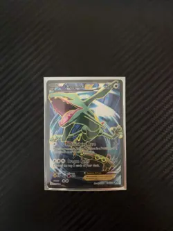 Pokemon TCG Rayquaza EX Full Art Ultra Rare Card Roaring Skies 104/108 - Image 1