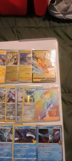 Pokemon Card Collection Lot Pikachu, Blastoise, Rainbow Rare - Image 5