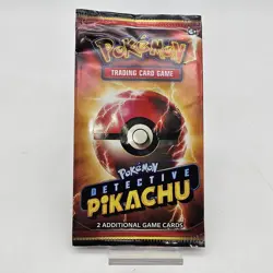 Detective Pikachu Movie 2019 Promo 2 Card Pack SM190 Pokemon New Sealed - Image 1
