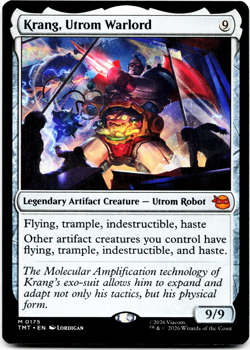 Krang, Utrom Warlord [Teenage Mutant Ninja Turtles] MTG Magic - TMT 0175 NM - Image 1