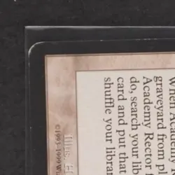 1999 MAGIC THE GATHERING URZA'S DESTINY #1 ACADEMY RECTOR - Image 3