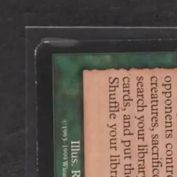 1999 MAGIC THE GATHERING URZA'S LEGACY #100 DEFENSE OF THE HEART - Image 3