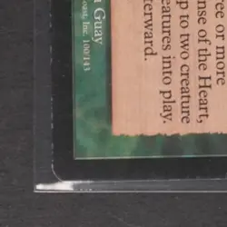 1999 MAGIC THE GATHERING URZA'S LEGACY #100 DEFENSE OF THE HEART - Image 4
