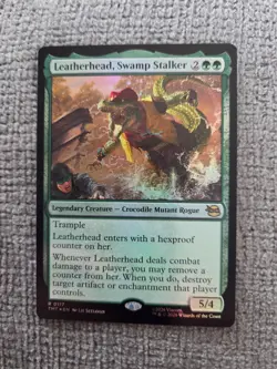 LEATHERHEAD, SWAMP STALKER ~ NM ~ MTG - 0117 TMT Ninja Turtles TMNT FOIL - Image 1