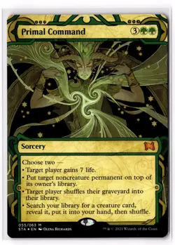 Primal Command (Foil Etched) 55 Strixhaven: Mystical Archives Foil NM - Image 1