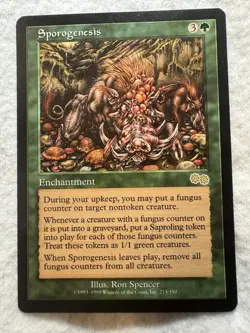MTG - Sporogenesis - Never Played! - Urza's Saga #273 - NM+ - Rare - EN - Reg - Image 1