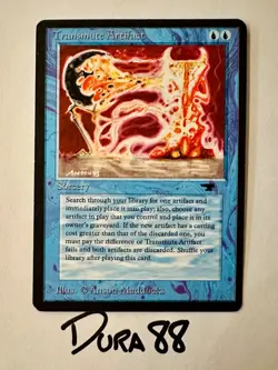 Magic the Gathering MTG Antiquities Transmute Artifact NM! - Image 1
