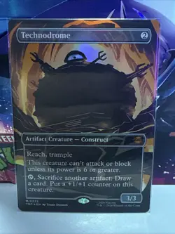 Technodrome - Foil - Borderless Teenage Mutant Ninja Turtles MTG - Image 1