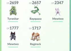 Pokemon Go PTC Acc, Guaranteed Lucky Armor Mewtwo - Image 2