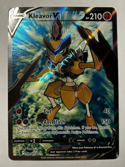 Kleavor V SWSH248 Holo Black Star Promo Full Art Pokemon Card NM - Image 1