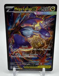 2025 Pokemon Mega Evolution Latias ex Special Illustration Rare SIR #181/132 NM - Image 1