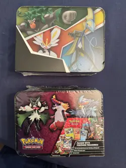 2020 & 2023 Pokemon Fall Collector Chest Tins Factory Sealed - Image 2