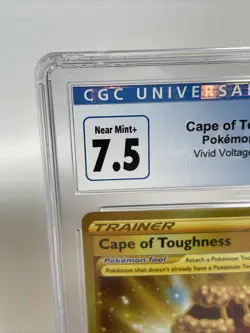 Pokemon (2020) Vivid Voltage Gold Card Cape of Toughness 200/185 CGC 7.5 MINT - Image 2