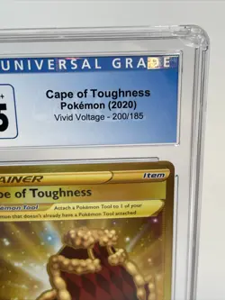 Pokemon (2020) Vivid Voltage Gold Card Cape of Toughness 200/185 CGC 7.5 MINT - Image 3