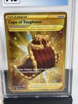Pokemon (2020) Vivid Voltage Gold Card Cape of Toughness 200/185 CGC 7.5 MINT - Image 4