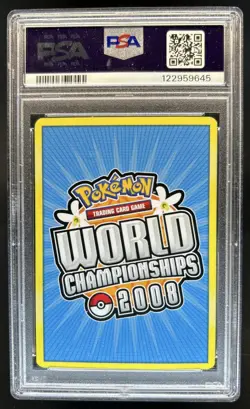 2008 Pokemon World Championships Empotech Mew Gold Star #101 PSA 9 - Image 2