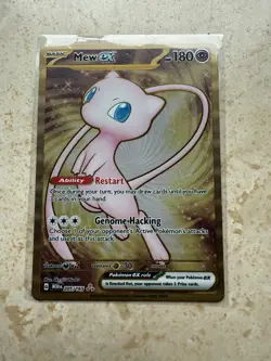 Pokemon TCG Mew EX 205/165 Scarlet & Violet 151 Holo Hyper Rare - Image 1
