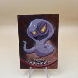 1999 TOPPS POKEMON TV #24 ARBOK RAINBOW FOIL - BLUE LABEL - Image 2