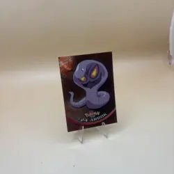 1999 TOPPS POKEMON TV #24 ARBOK RAINBOW FOIL - BLUE LABEL - Image 5