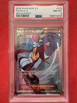 2016 Pokemon Xy Breakpoint #122 Fa/Skyla PSA8 - Image 1