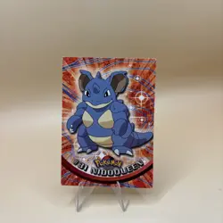 Nidoqueen #31 1999 Pokemon Black Topps TV Animation Edition Series 1-Non Holo LP - Image 1