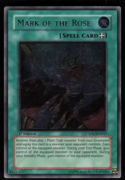 Mark of the Rose (UTR) CSOC-EN047 Ultimate Rare 1st Edition Yu-Gi-Oh - Image 1