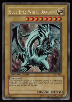 Blue-Eyes White Dragon BPT-003 Secret Rare Yu-Gi-Oh - Image 1