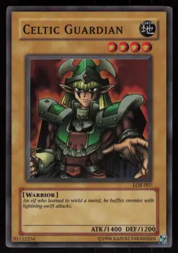 Celtic Guardian LOB-007 Super Rare Yu-Gi-Oh - Image 1
