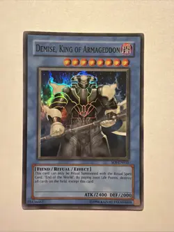 Demise, King Of Armageddon SOI-EN035 YuGiOh Shadow Of Infinity Holo - Image 1