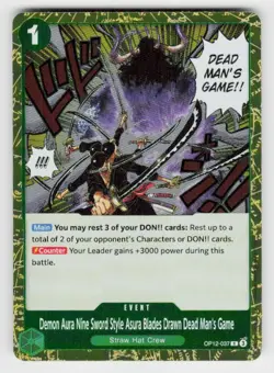 Legacy of the Master #OP12-037 Demon Aura Nine Sword Style Asura Blades - Image 1