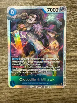 Crocodile & Mihawk ST25-003 - SR Foil - One Piece TCG: Buggy Starter - English - Image 1