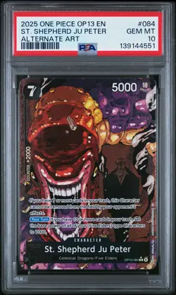 2025 ONE PIECE CARRYING ON HIS WILL ALT ART #084 ST. SHEPHERD JU PETER PSA 10 - Image 1