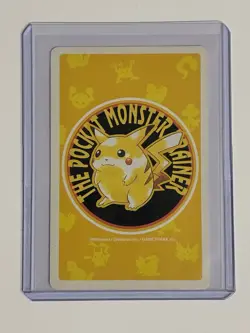 Pokemon Vulpix Queen of Clubs Yellow Pikachu Playing Card Poker Japanese No. 037 - Image 2