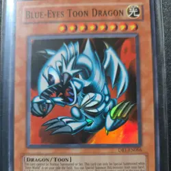 Vintage Yu-Gi-Oh Blue-Eyes Toon Dragon Card Game ATK/3000 DEF/2500 DB1-EN066 - Image 4