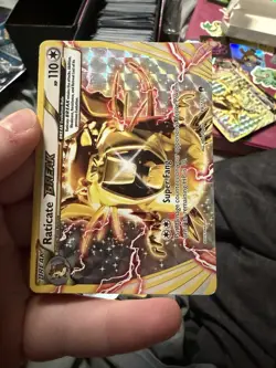 Pokemon TCG Raticate Holo Rare Card XY Breakpoint 89/122 Break Rare - Image 1